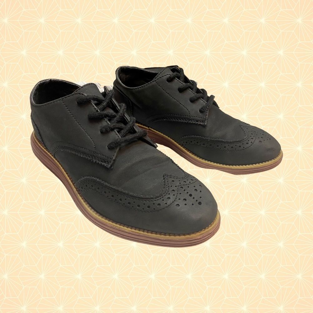 Cole Hann Black Microsuede Sneakers